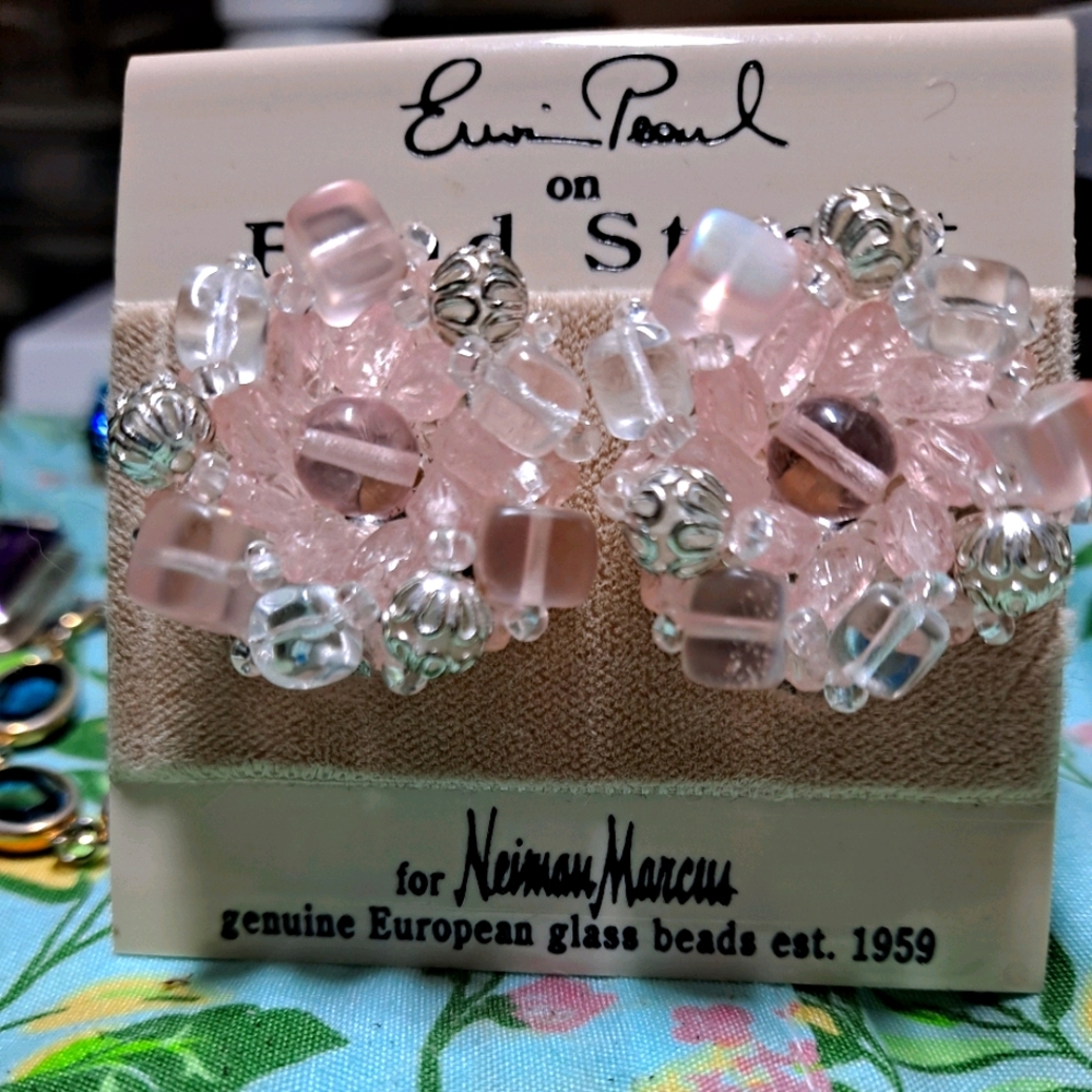 Erwin Pearl Pink Bead Earrings